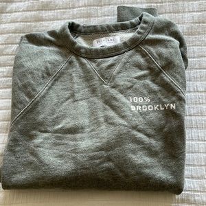 Everlane 100% Brooklyn Sweatshirt in Light Grey
